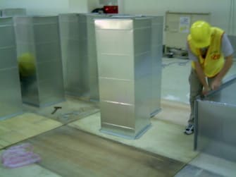 Cleanroom Construction: Floor protection