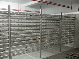 UTEC Ice Storage -Conduit support